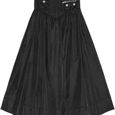 Юбка макси с завышенной талией