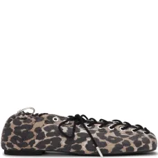 Балетки с леопардовым принтом