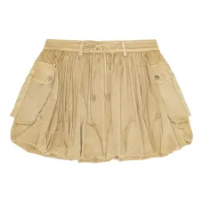 юбка с эффектом потертости