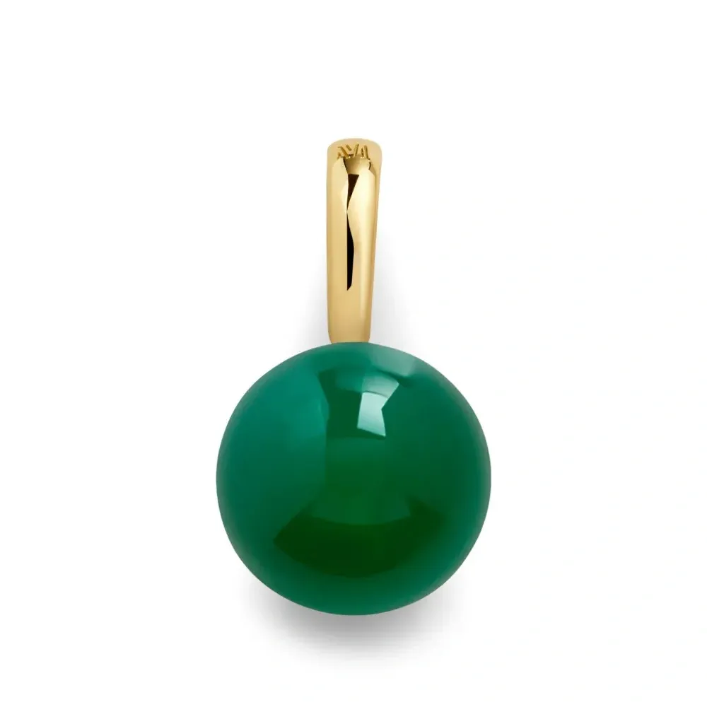 Серьги с круглой подвеской