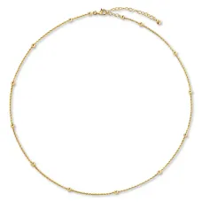 Колье из золота с бусинами