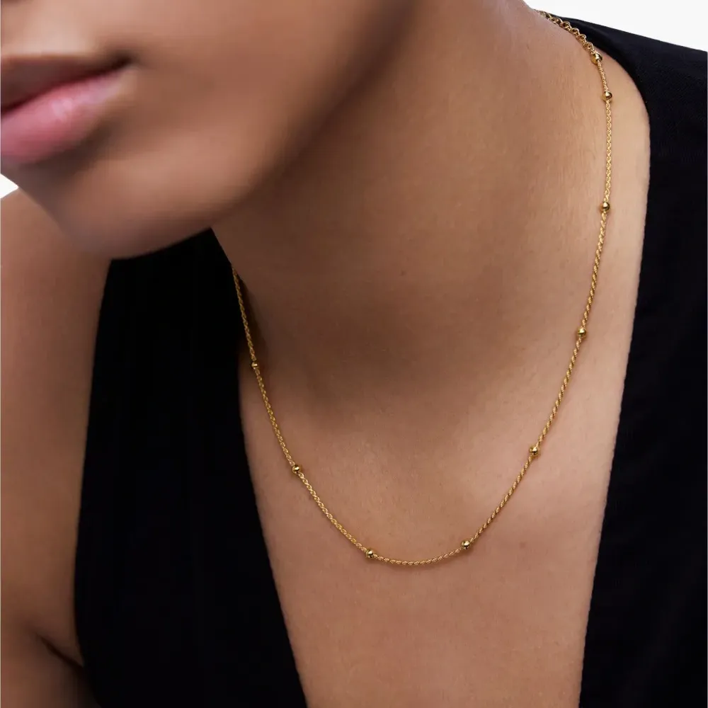 Колье из золота с бусинами Колье из золота с бусинами