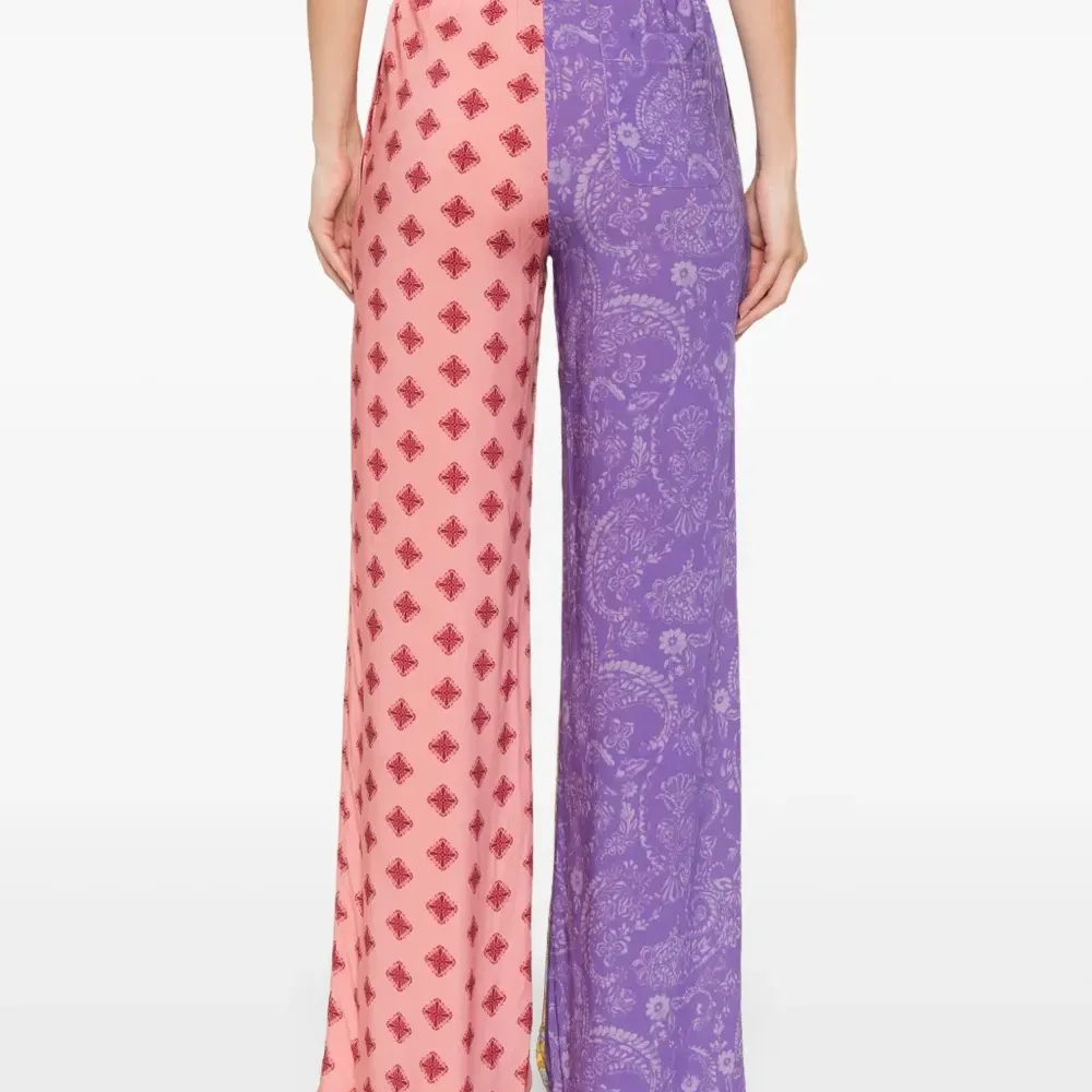 брюки с принтом пейсли