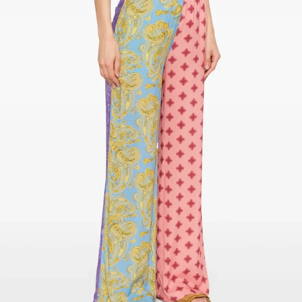 брюки с принтом пейсли