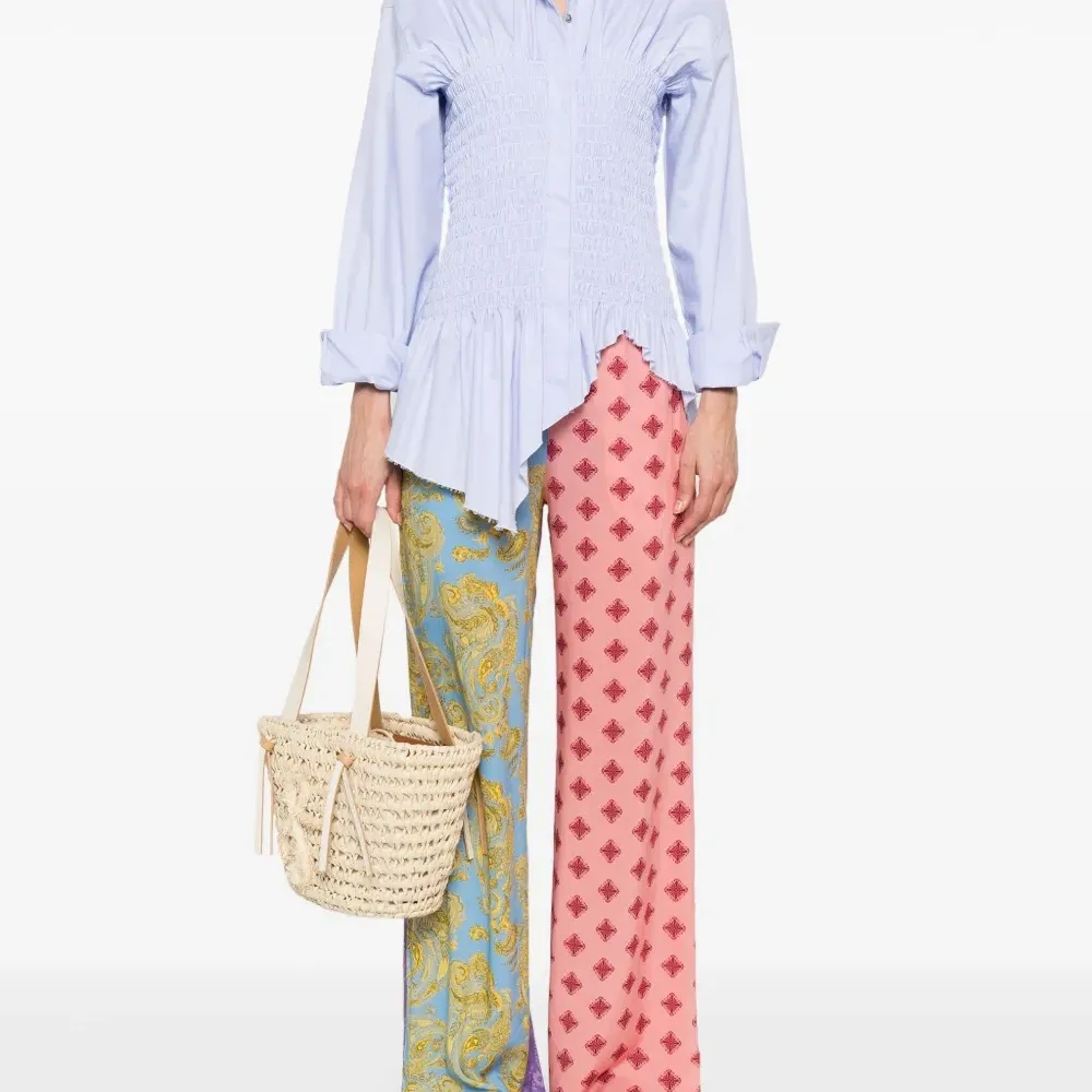 брюки с принтом пейсли