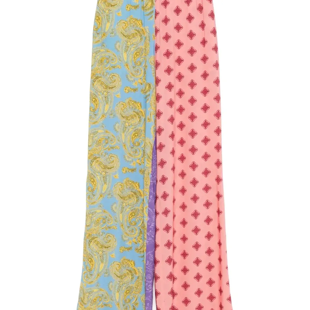 брюки с принтом пейсли