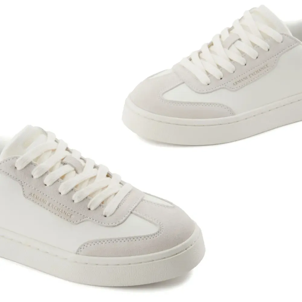 Кожаные кроссовки