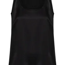 Шелковый топ без рукавов Шелковый топ без рукавов