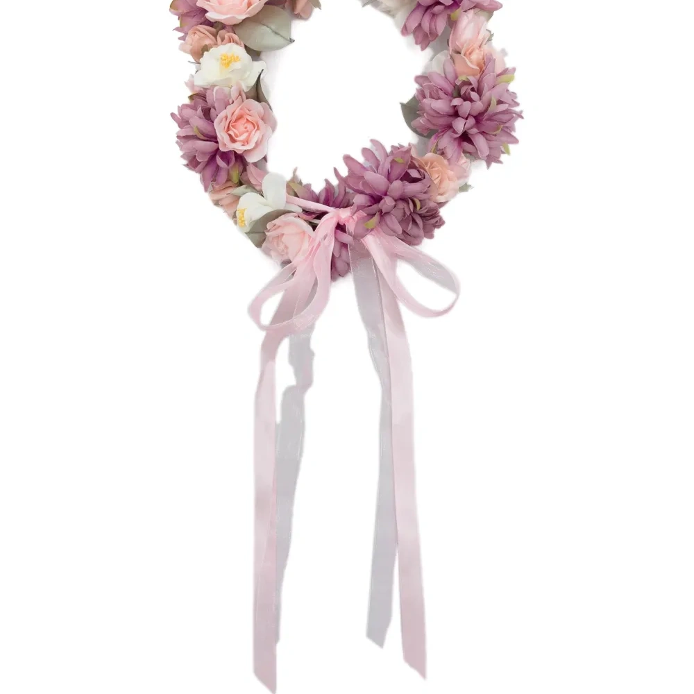 Корона с цветочным декором Adele