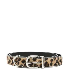 Ремень с леопардовым принтом