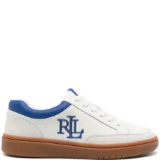 Кроссовки с тисненым логотипом