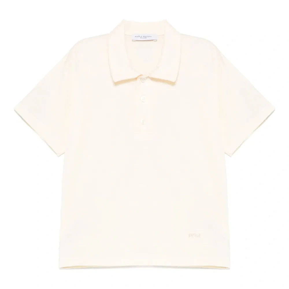 Рубашка поло с вышитым логотипом