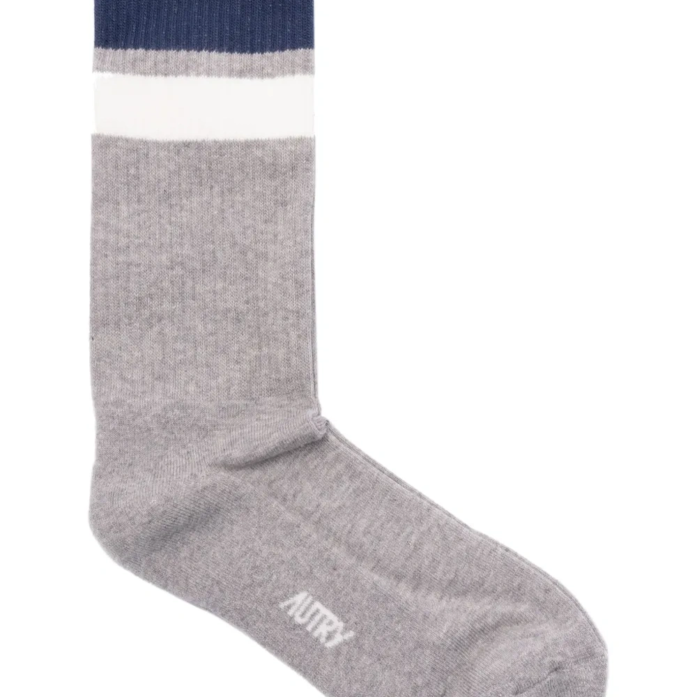 Носки с контрастными полосками