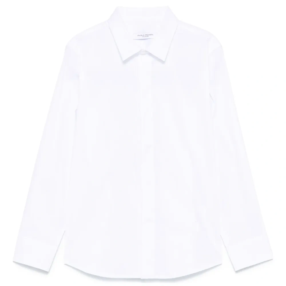 Рубашка с вышитым логотипом