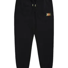 спортивные брюки с вышитым логотипом