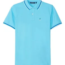 Рубашка поло Granbury Aquarius Blue