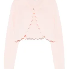 кардиган с оборками