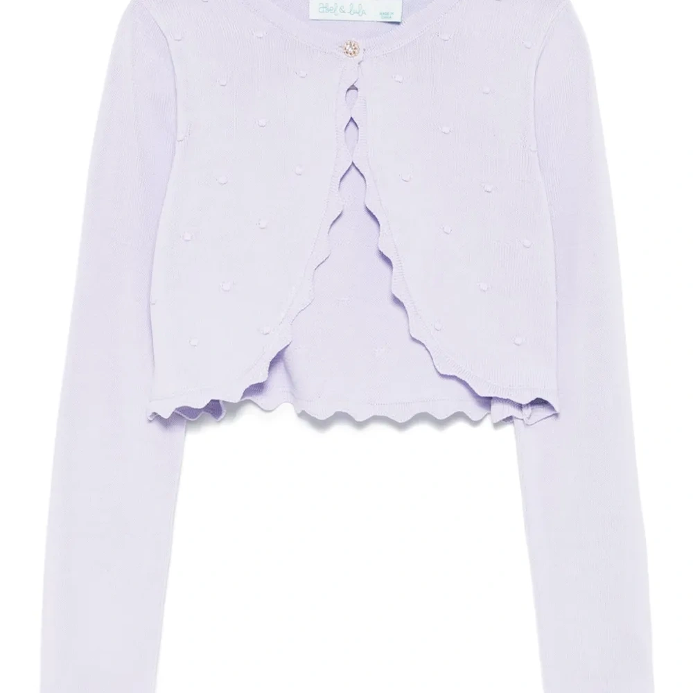 Кардиган с оборками