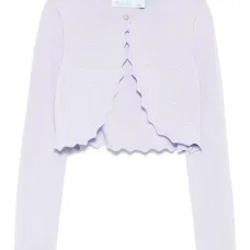 Кардиган с оборками