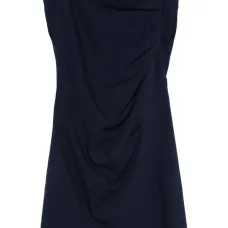 Платье мини с драпировкой