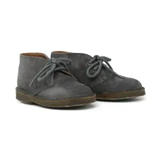 Замшевые ботинки