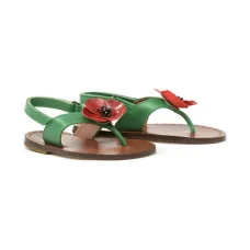 Кожаные сандалии