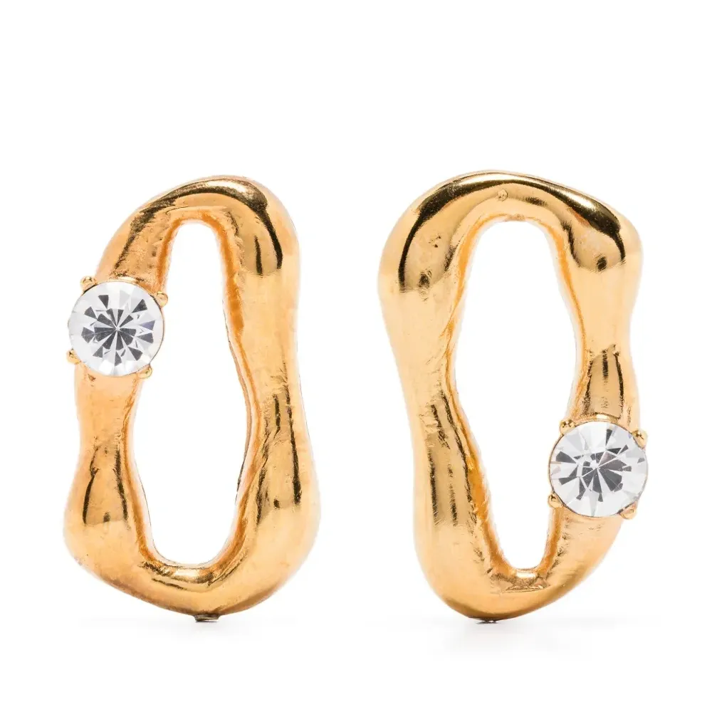 Серьги с кристаллами