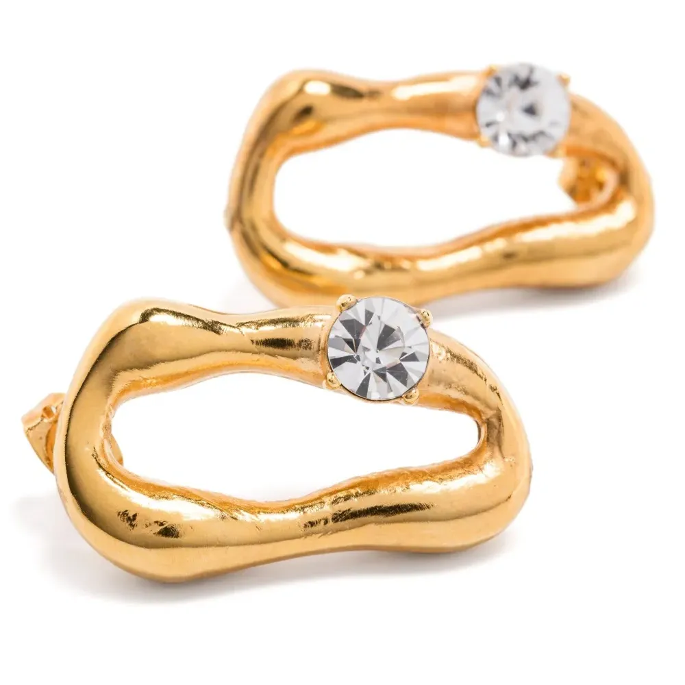 Серьги с кристаллами