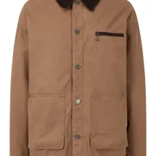 Куртка с вельветовым воротником