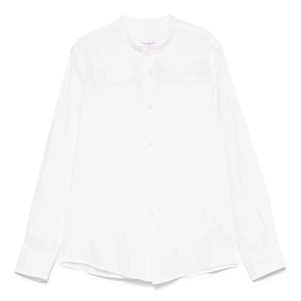 Рубашка с вышитым логотипом