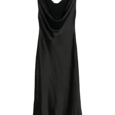 Платье миди с драпировкой