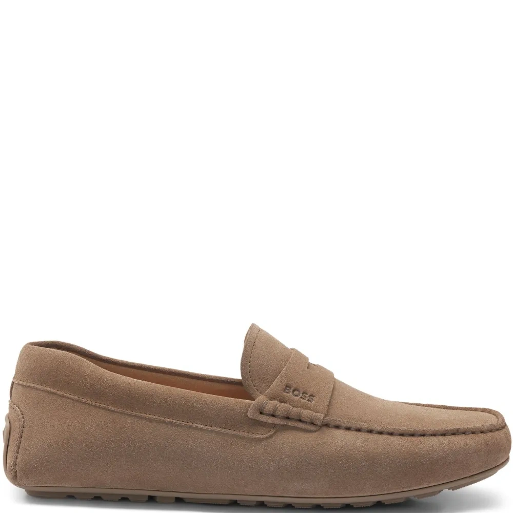 Замшевые лоферы