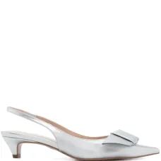 Туфли с ремешком на пятке и бантом