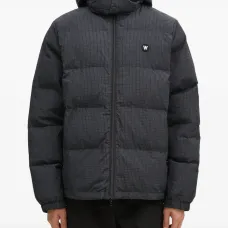 клетчатая куртка с капюшоном