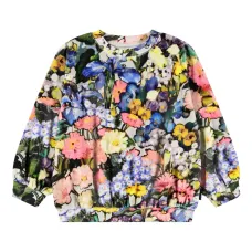 толстовка с цветочным принтом