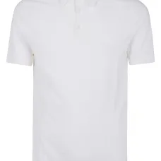 Однотонная рубашка поло Однотонная рубашка поло