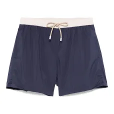 Плавки-шорты с контрастной окантовкой