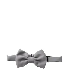 Серый галстук-бабочка