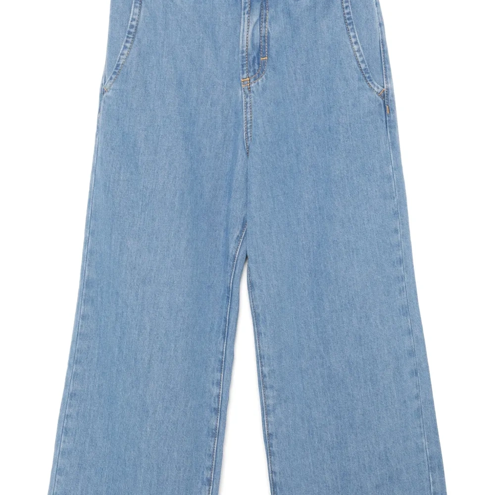 Джинсы с подворотами