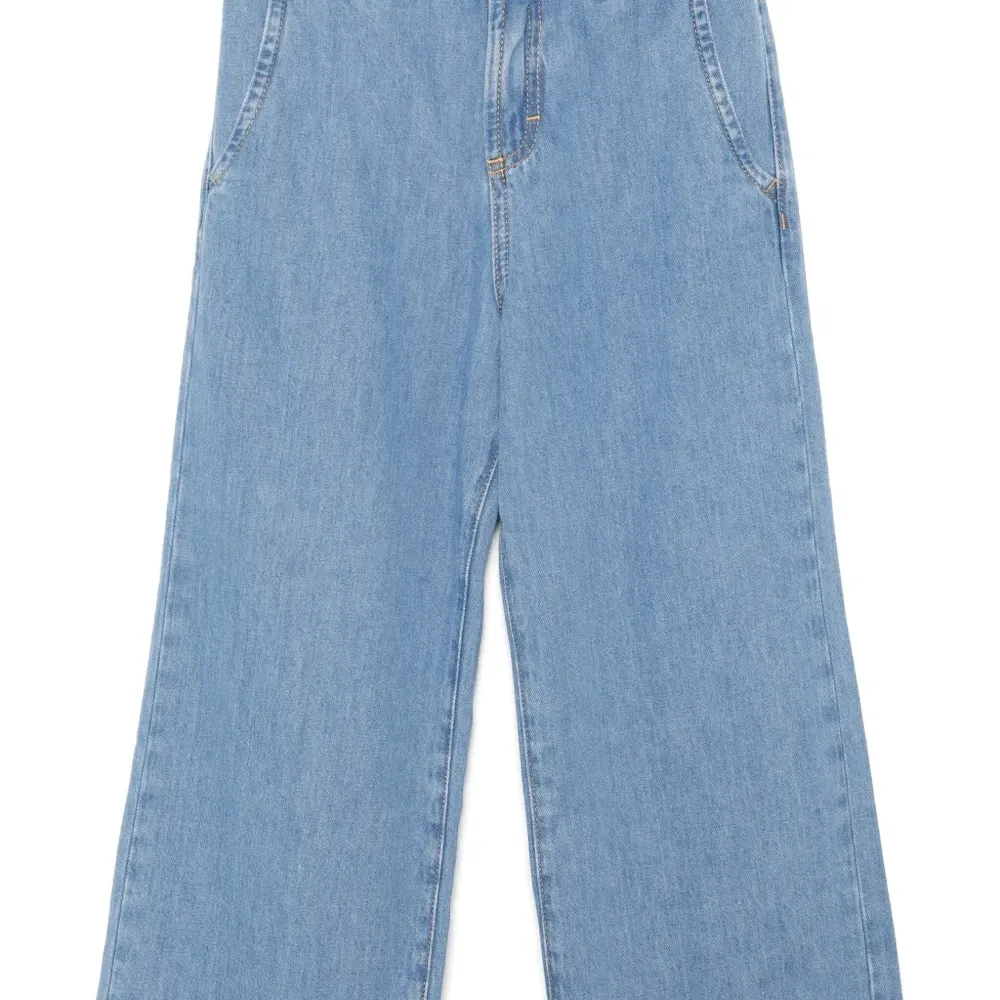 Джинсы с подворотами