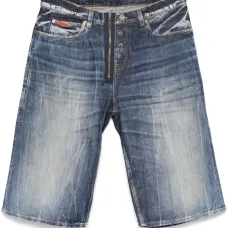 Джинсовые шорты с нашивкой-логотипом