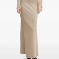 Юбка макси со швами