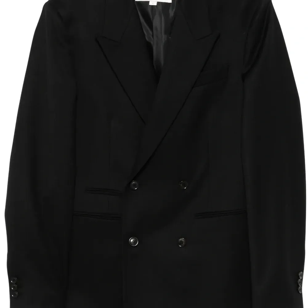 Твиловый двубортный пиджак