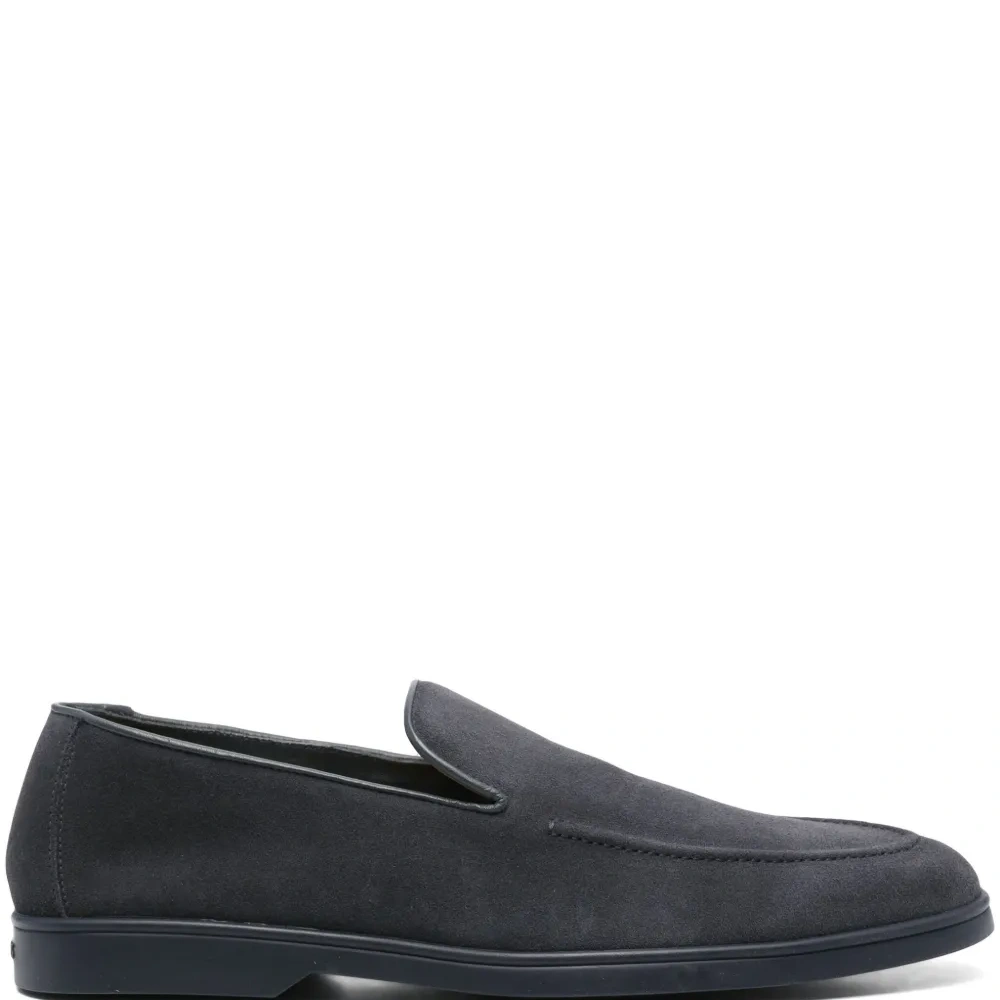 Замшевые лоферы