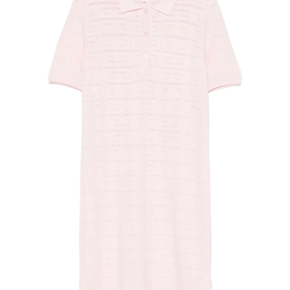 Трикотажное платье с жаккардовым логотипом