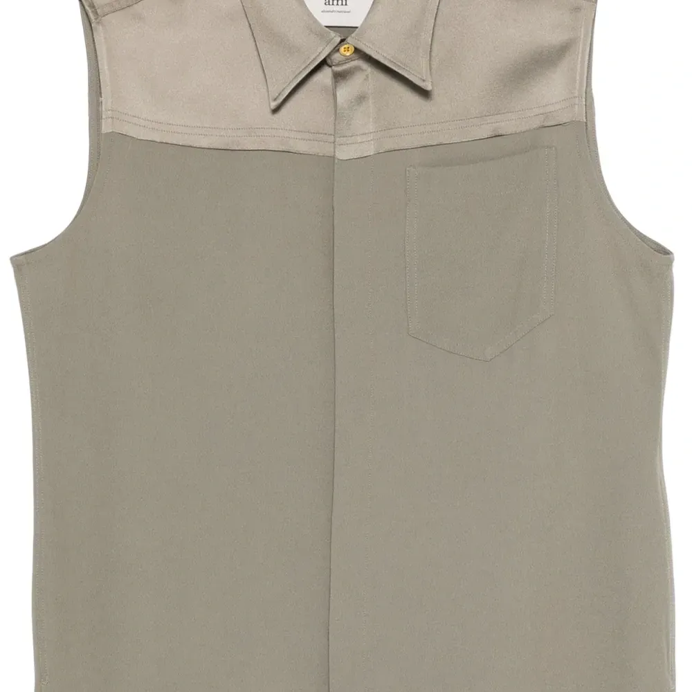 Атласная блузка