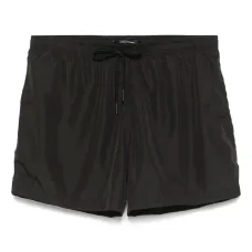 Плавки-шорты с нашивкой-логотипом