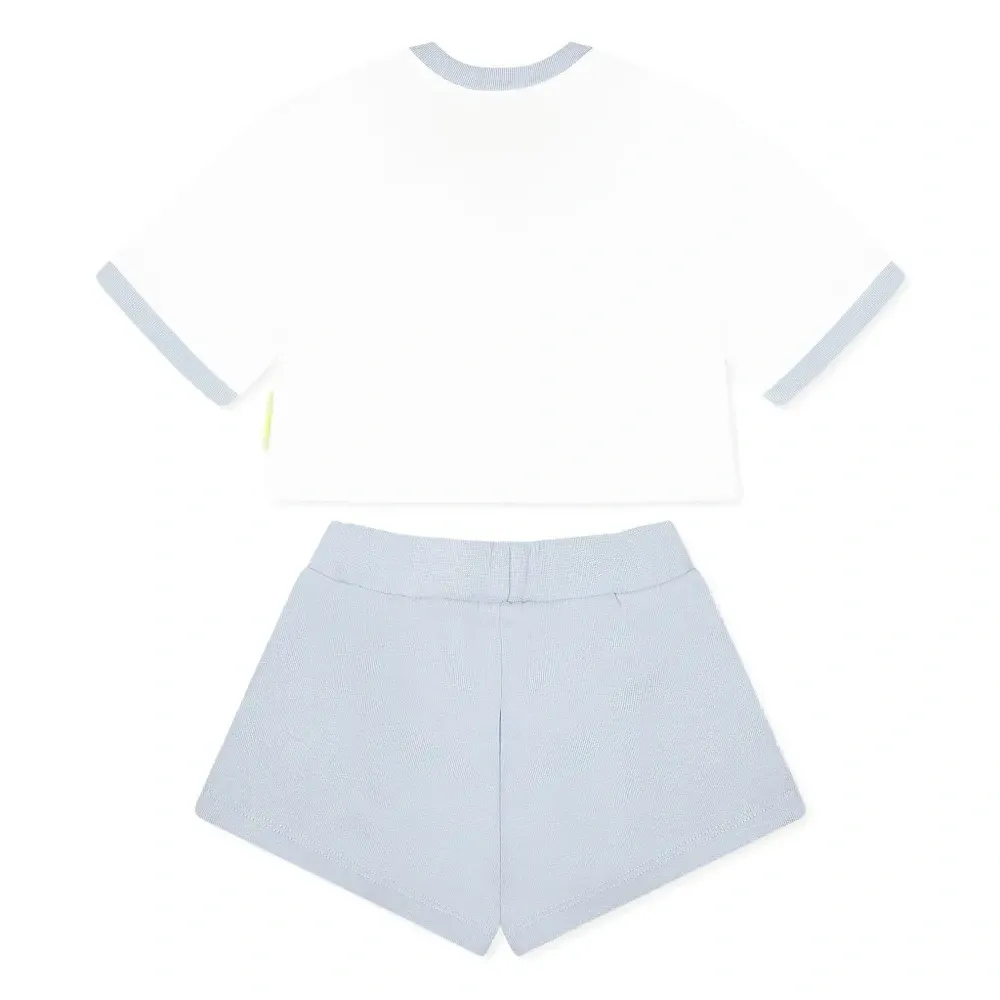 Комплект из футболки и шортов с логотипом Комплект из футболки и шортов с логотипом