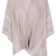 Трикотажный топ с V-образным вырезом