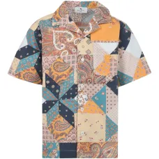 Рубашка в технике пэчворк